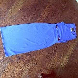 Topshop Purple Midi Dress